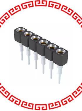 316-47-106-41-006000 CONN SOCKET SIP 6POS GOLD