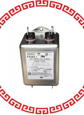 2-1609089-7 LINE FILTER 250VAC 20A CHASS MNT