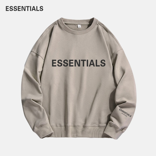 ESSENTIALS圆领卫衣男女美式高街