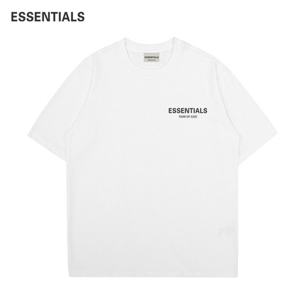 ESSENTIALS官方短袖男T恤女夏季新款情侣装纯棉休闲运动重磅上衣