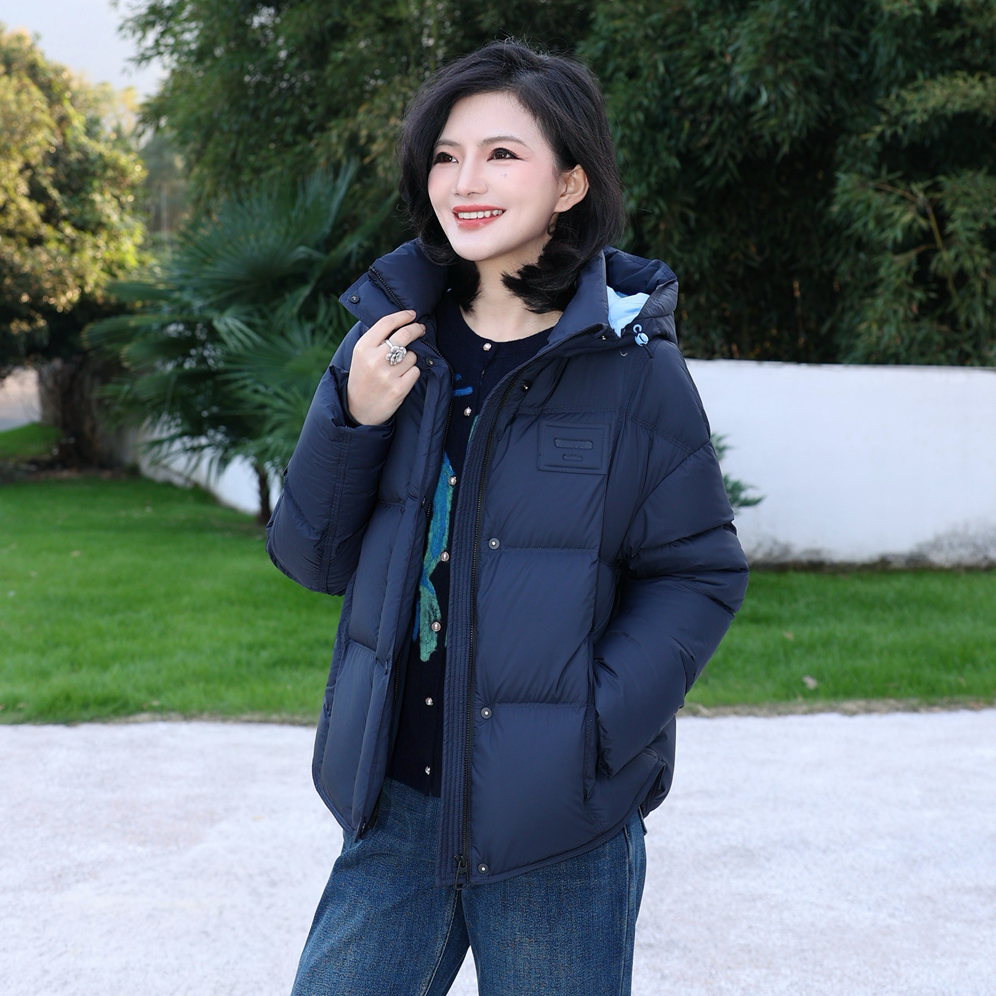 加厚保暖面包服羽绒服外套女短款