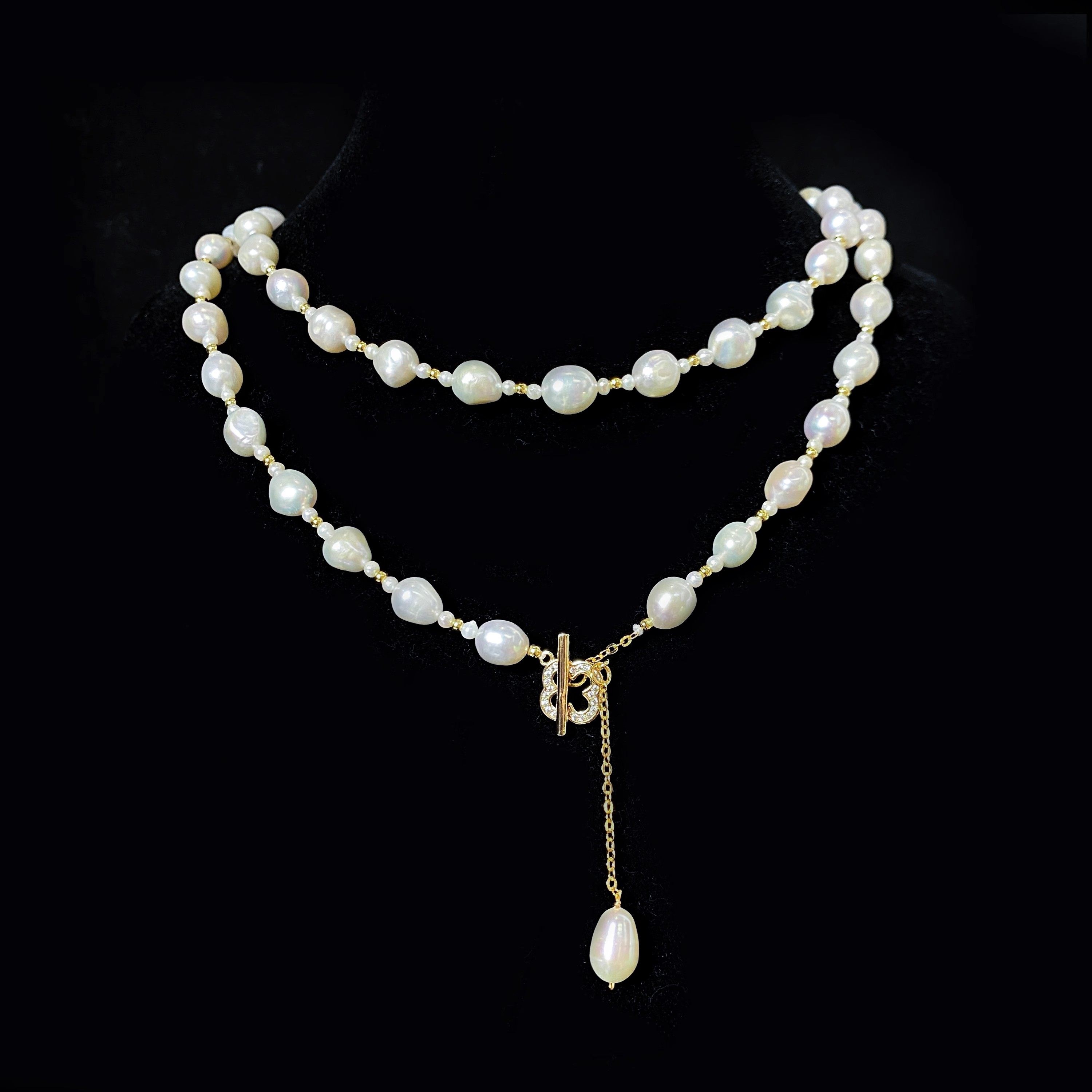 枫竺阿楠anan 巴洛克白珠小珠3颗隔片四叶草奥地利水晶灵动项链,服饰配件/皮带/帽子/围巾,其他配件,淘宝优惠券,粉丝福利购,淘宝优惠卷