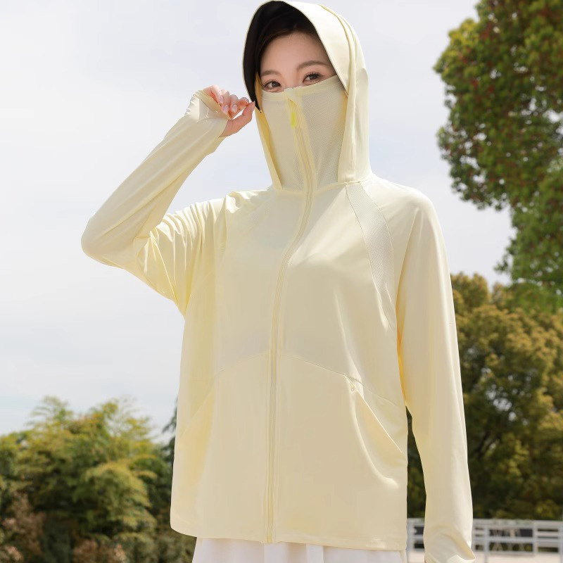 冰丝防晒衣女夏2026新款薄款防紫外线外套骑车防晒服开衫