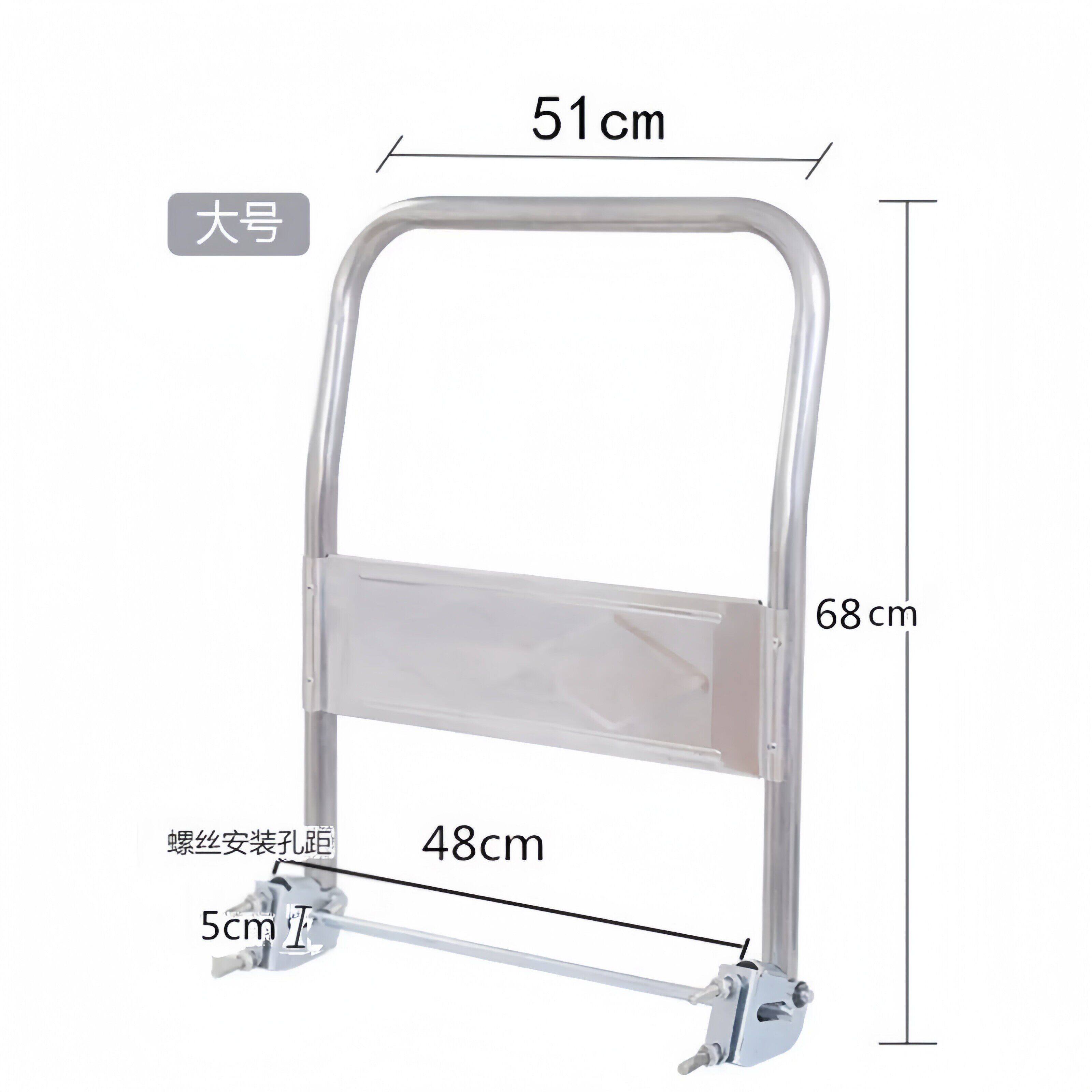 折叠把手扶手加厚手柄拉手平板车拖把塑料手推拖车把小车拉杆配件