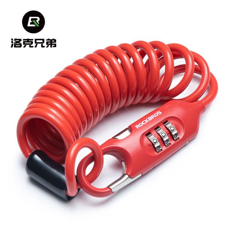 自行车锁摩托车头盔锁山地公路电动车密码便携家用锁防盗