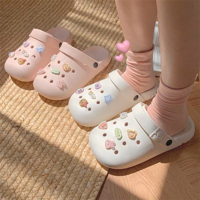 速发细学条 沙滩鞋少心细生户软外底防滑亲子洞洞鞋夏