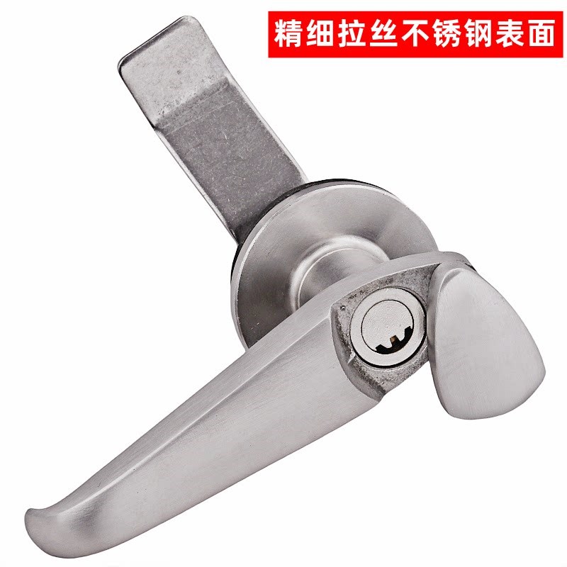 速发04不锈钢08-把手锁 配电箱控制设备机柜门锁 户外防雨锁带盖