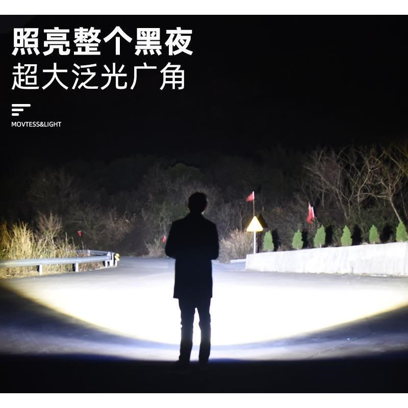速发超亮P50筒可充电变焦远射户外家用21700探照灯骑行灯