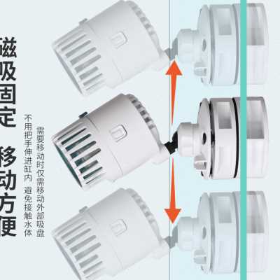 速发水迷鱼缸磁吸浪造泵冲浪泵超静音族你底吹造浪器吹浪泵吹粪环图片