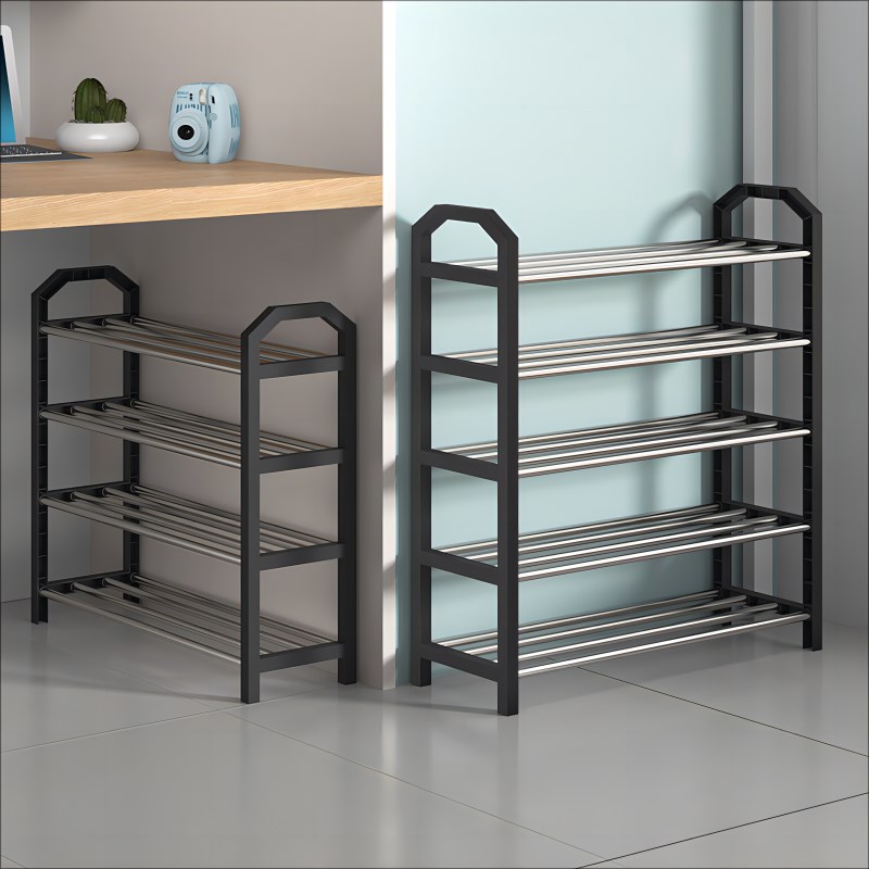 速发简鞋鞋架家用易口宿舍室内小型收纳好物屋门架子多层防尘鞋柜