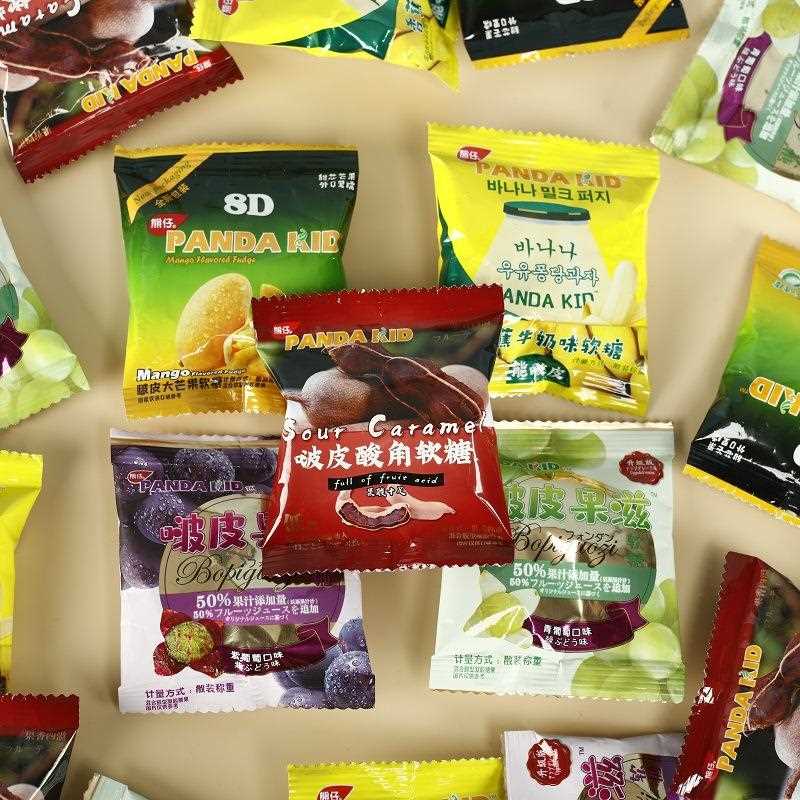 熊仔剥皮芒果软糖口味全网红零食糖喜糖年货手抓包爆款零食