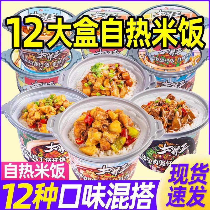 自热米饭一箱24大份量12盒速食懒人方便食品煲仔饭学生宿舍即食锅