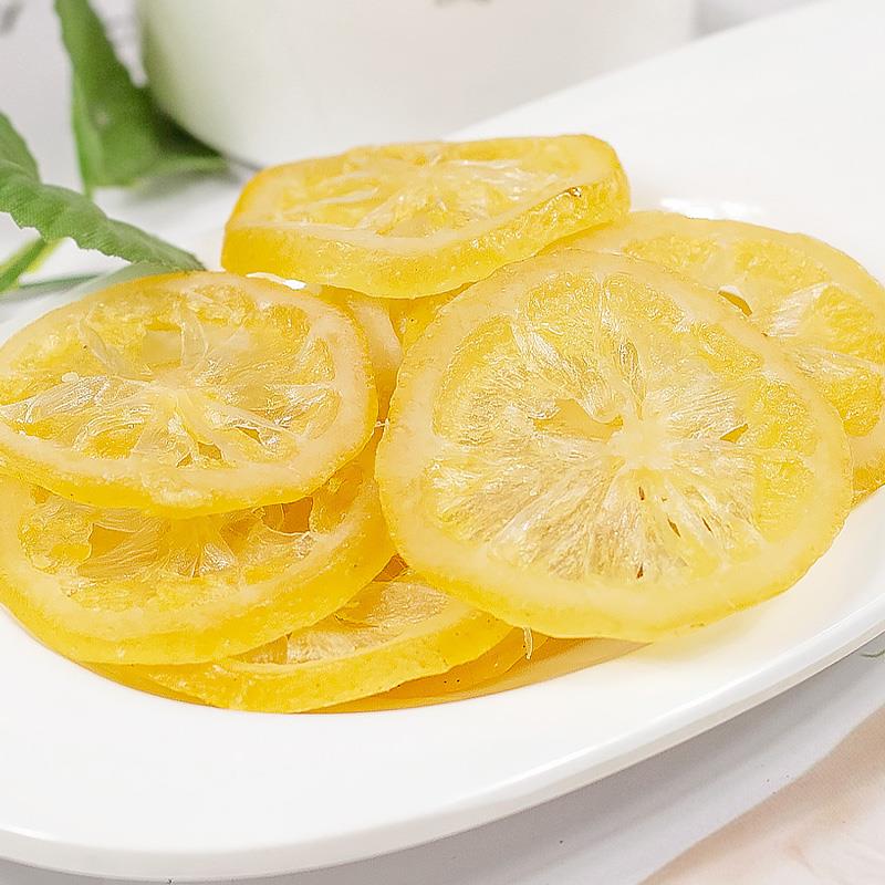 柠檬片干圈即食干吃新鲜水果干蜜饯果脯糖渍泡水喝商用小零食