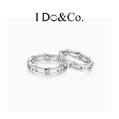 Do&Co.相拥情侣对戒戒指小众闭口设计高级 送女朋友礼物