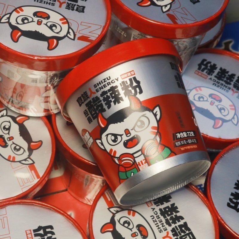食族人酸辣粉迷你杯免煮冲泡速食