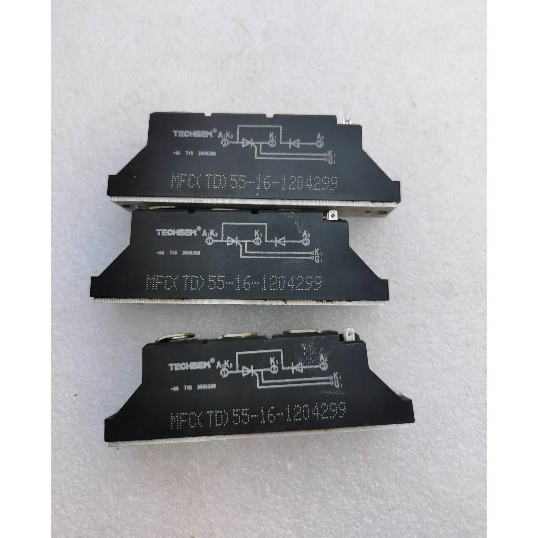 非标价MFC(TD)55-16可控硅，正常拆机实物拍摄，包好，需要议价