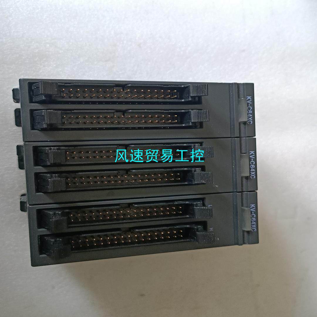 非标价基恩士KV-C64XC3pcs有二个卡扣断了测试ok议价