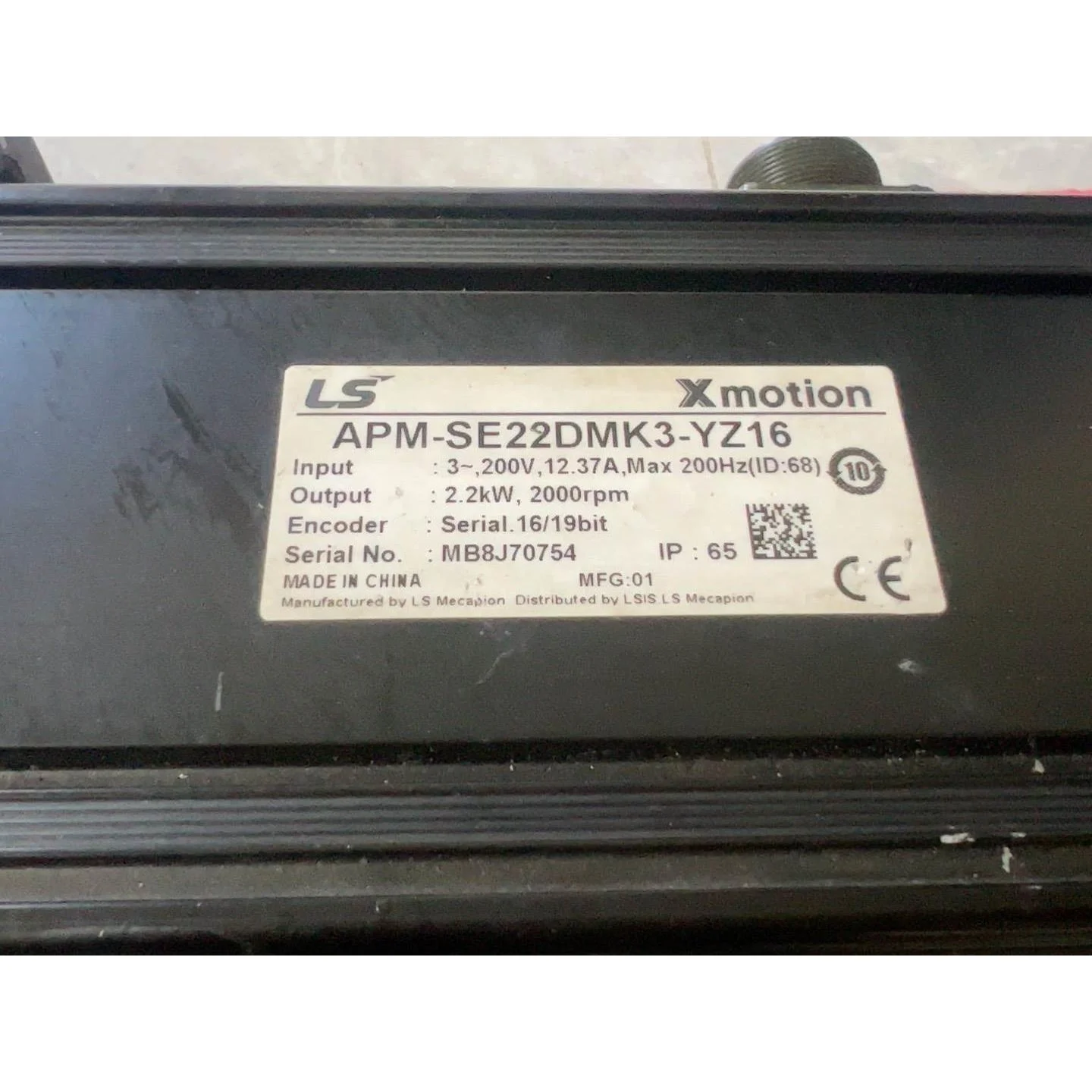 非标价LS伺服电机APM-SE22DMK3-YZ16 2.2KW！议价