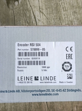 非标价全新原装莱纳林德编码器RSI504 578899-05 实物议价