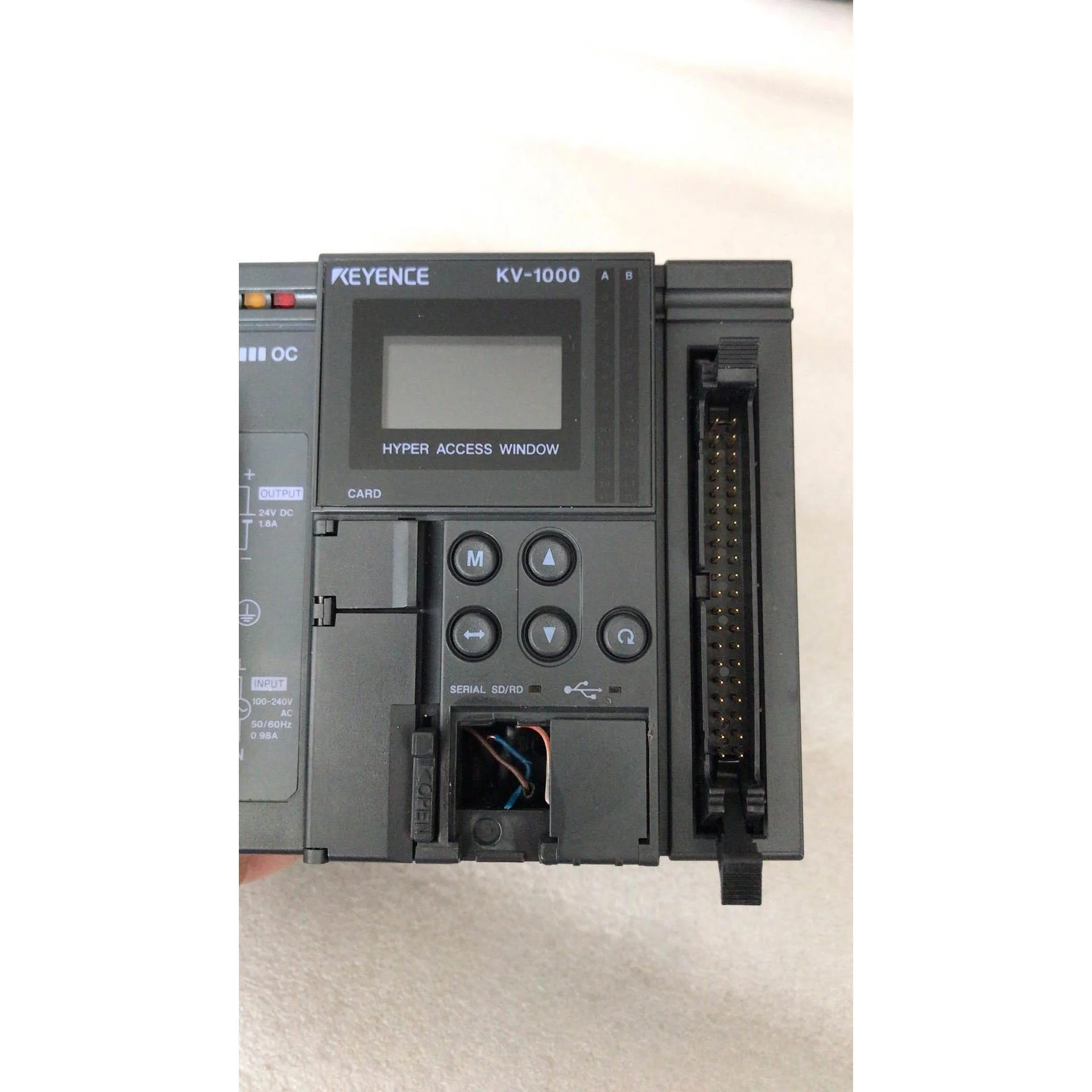 非标价正品原装基恩士PLC-KV1000 KV-U7模块，可编程控议价