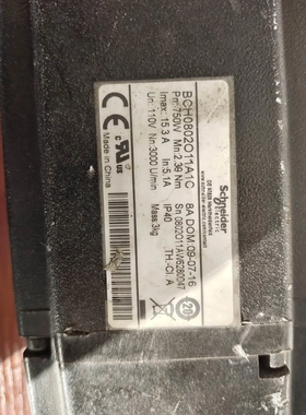 非标价施耐德 BCH0802O11A1C 伺服电机，原装拆机 包正议价