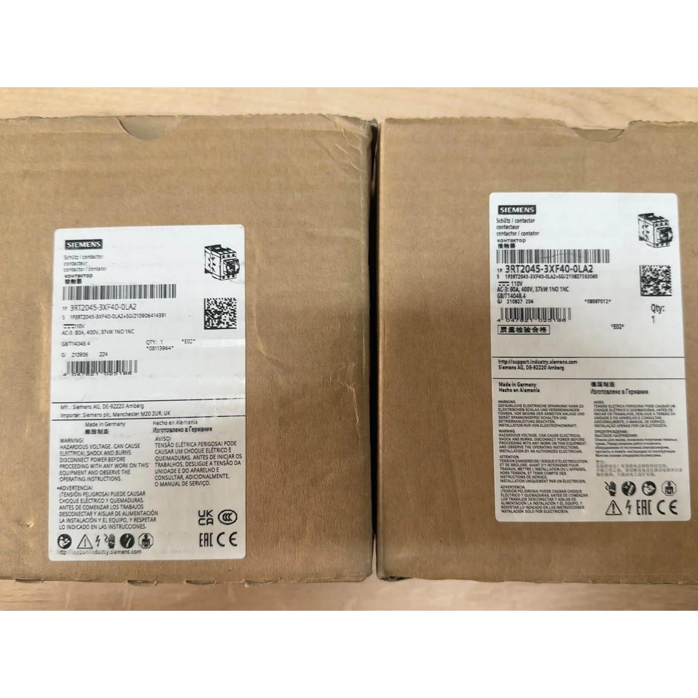 非标价西门子接触器 3RT2045-3XF40-0LA2 全新原装议价