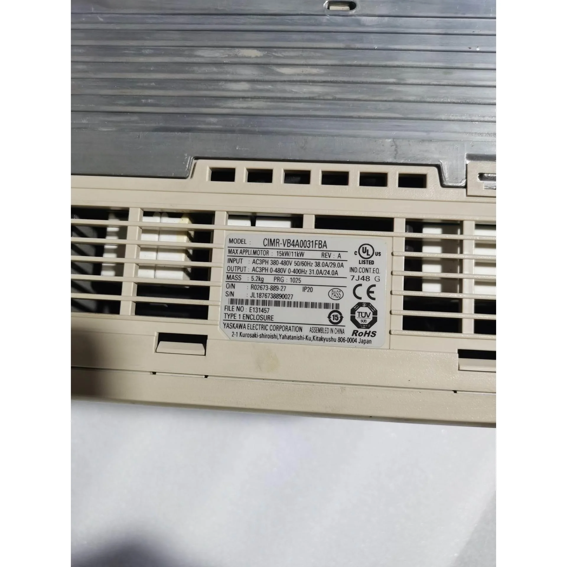 非标价安川V1000变频器，CIMR-VB4A0031FBA，功率议价