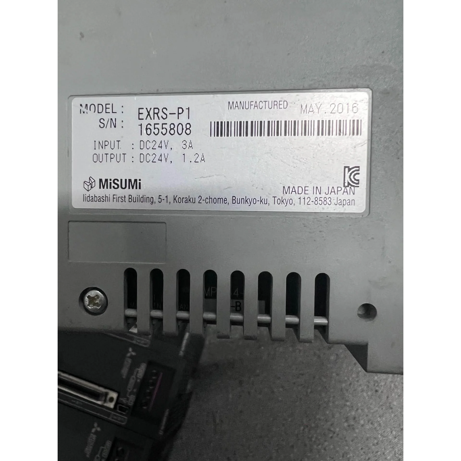 非标价米思米MISUMI 驱动器EXRS-P1电缸控制器，拆机件，议价