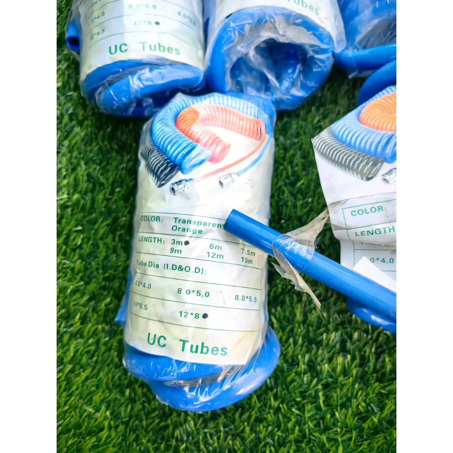 非标价3米螺旋管气管PCU1208BU-3，5根，蓝色螺旋气管12议价