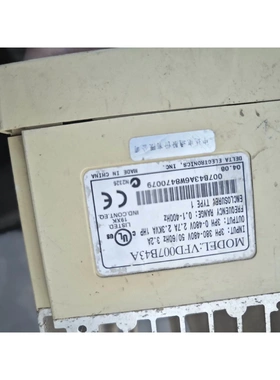 非标价台达vfd-bMODEL:VFD007B43A功率0.75k议价