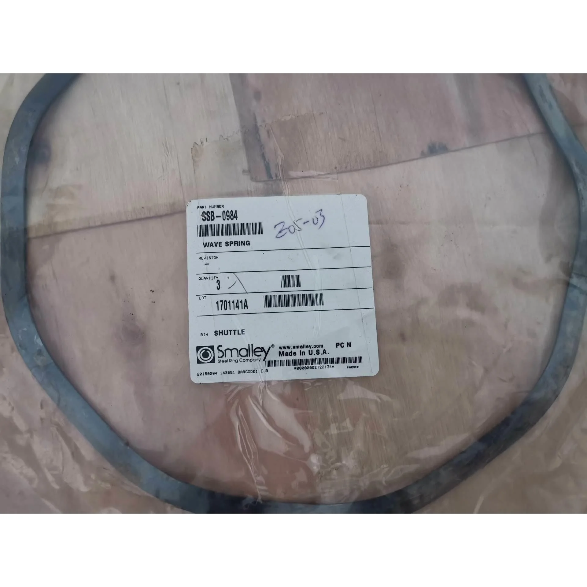 非标价SSB-0984波形弹簧开口波簧smalley斯迈利波形弹簧议价