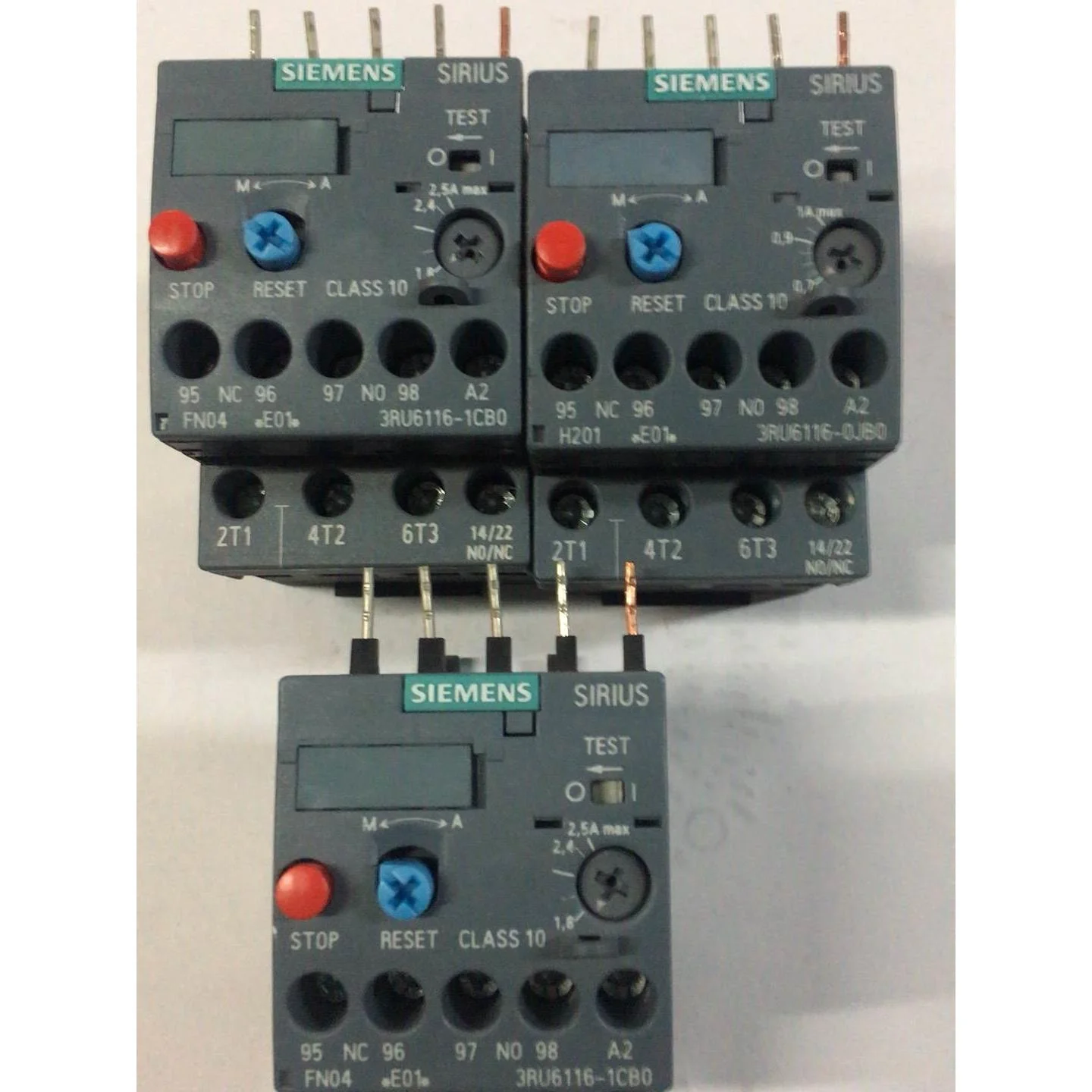 非标价西门子热保护器拆机3RU6116-1CB0.0JB0议价