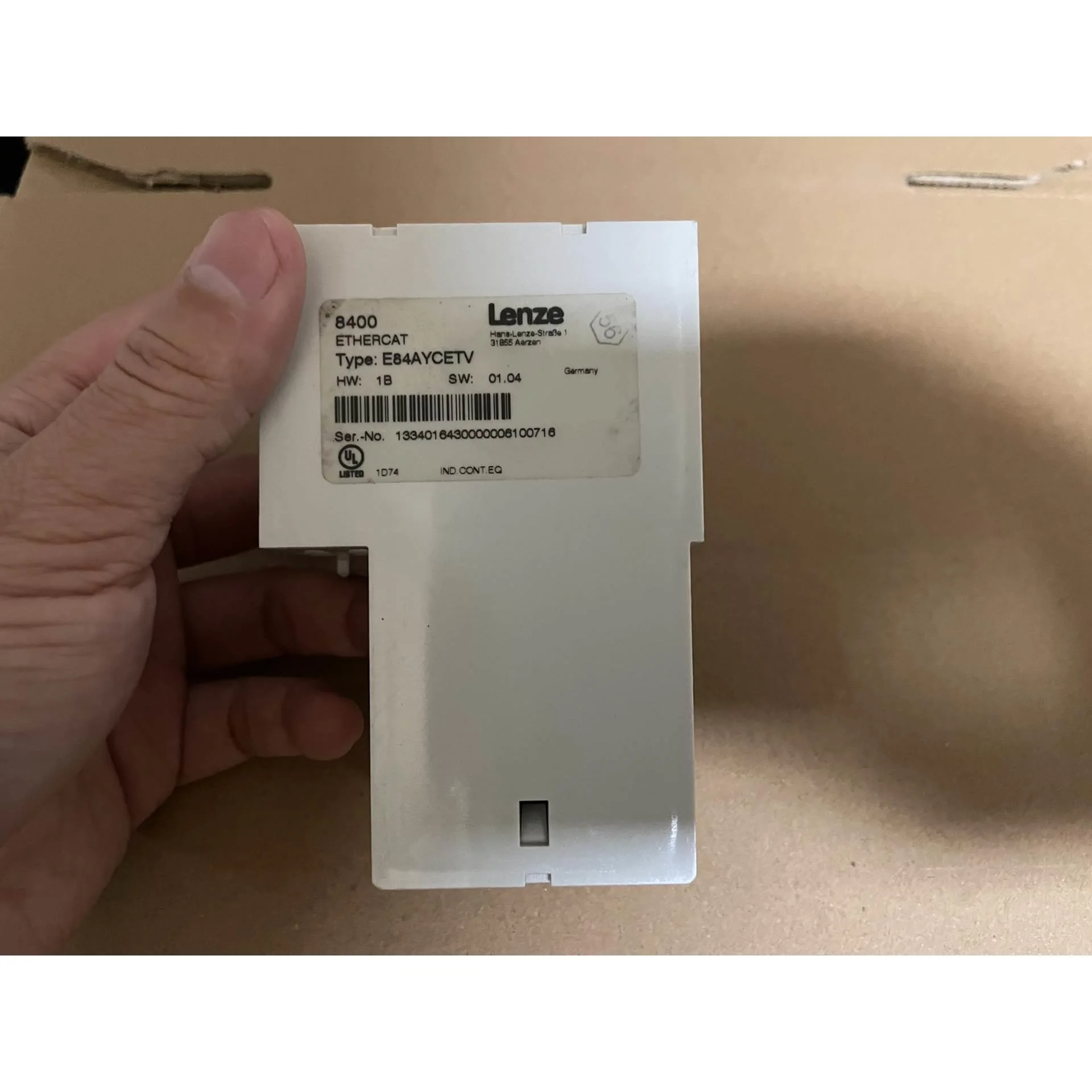 非标价伦茨8400变频器EtherCat通讯模块 E84AYCET议价