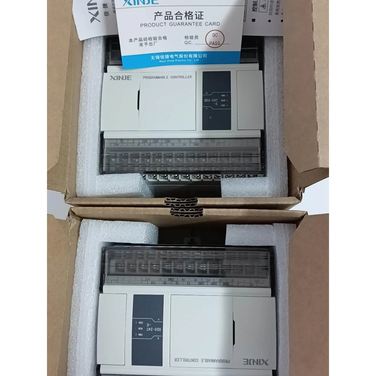 非标价信捷XD3-24T-E，2只，全新保内，实拍图 。自带2轴脉议价