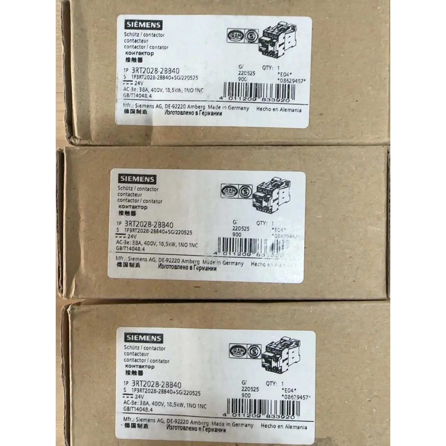 非标价西门子接触器 3RT2028-2BB40 全新正品议价
