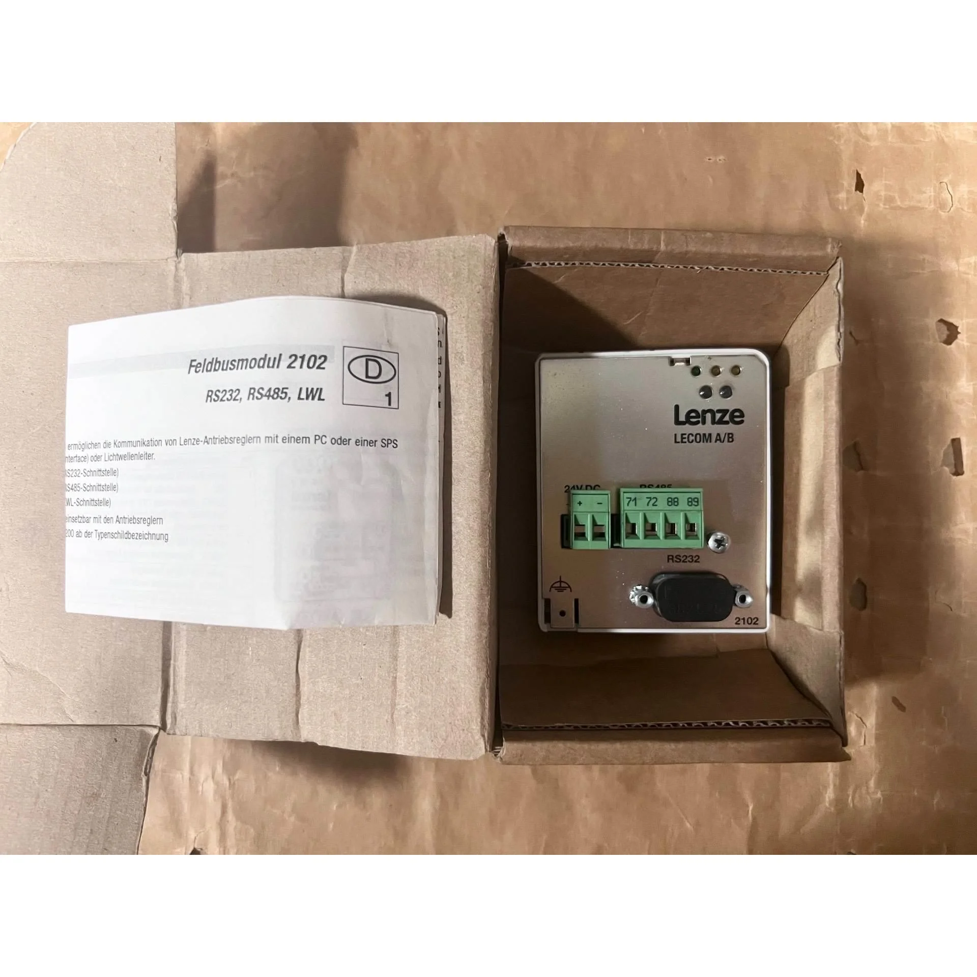 非标价EMF2102IB-V001 伦茨通讯模块 00394818议价