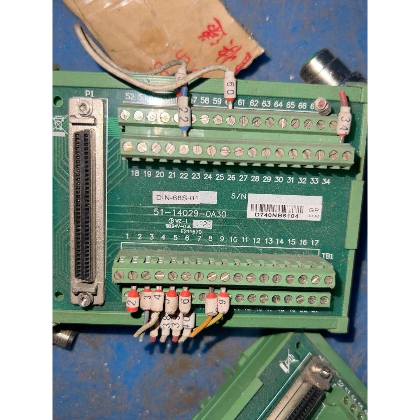 非标价二手成色新ADLINK凌华DIN-68S-01接线端子板接口议价