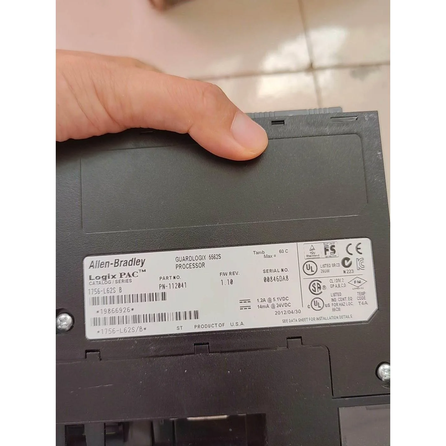 非标价AB罗克韦尔 plc模块1756-L62S B议价