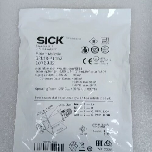非标价全新正品SICK西克GRL18-P1152光电传感器，马来西议价