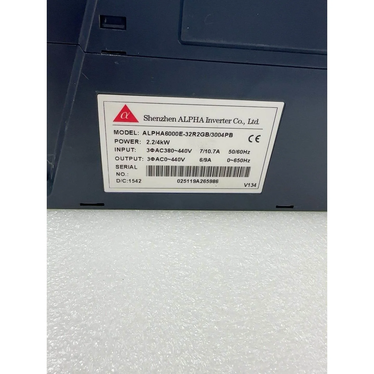 非标价ALPHA6000E-32R2GB/3004PB阿尔法变频器议价
