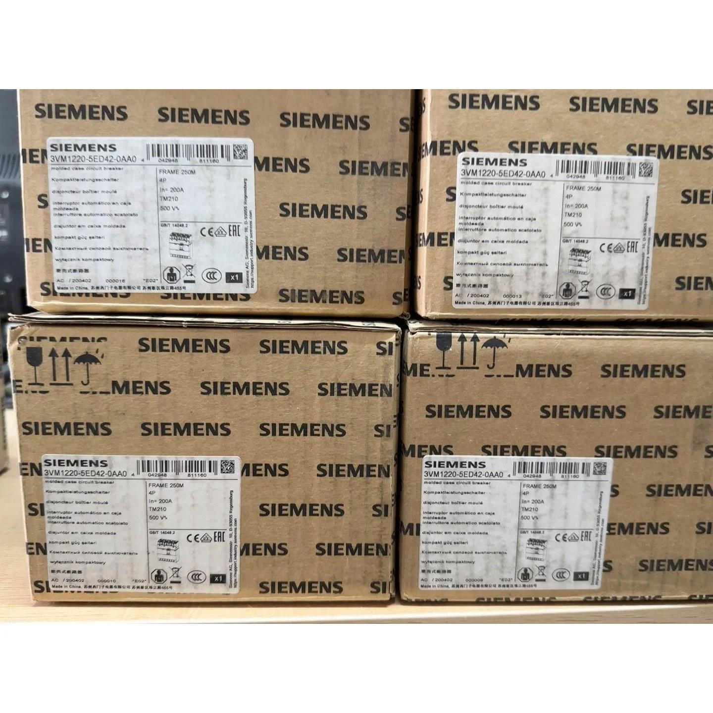 非标价西门子塑壳断路器 3VM1220-5ED42-0AA0 全议价