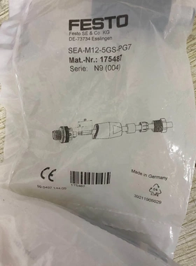 非标价FESTO 费斯托插头 175487 SEA-M12-5G议价