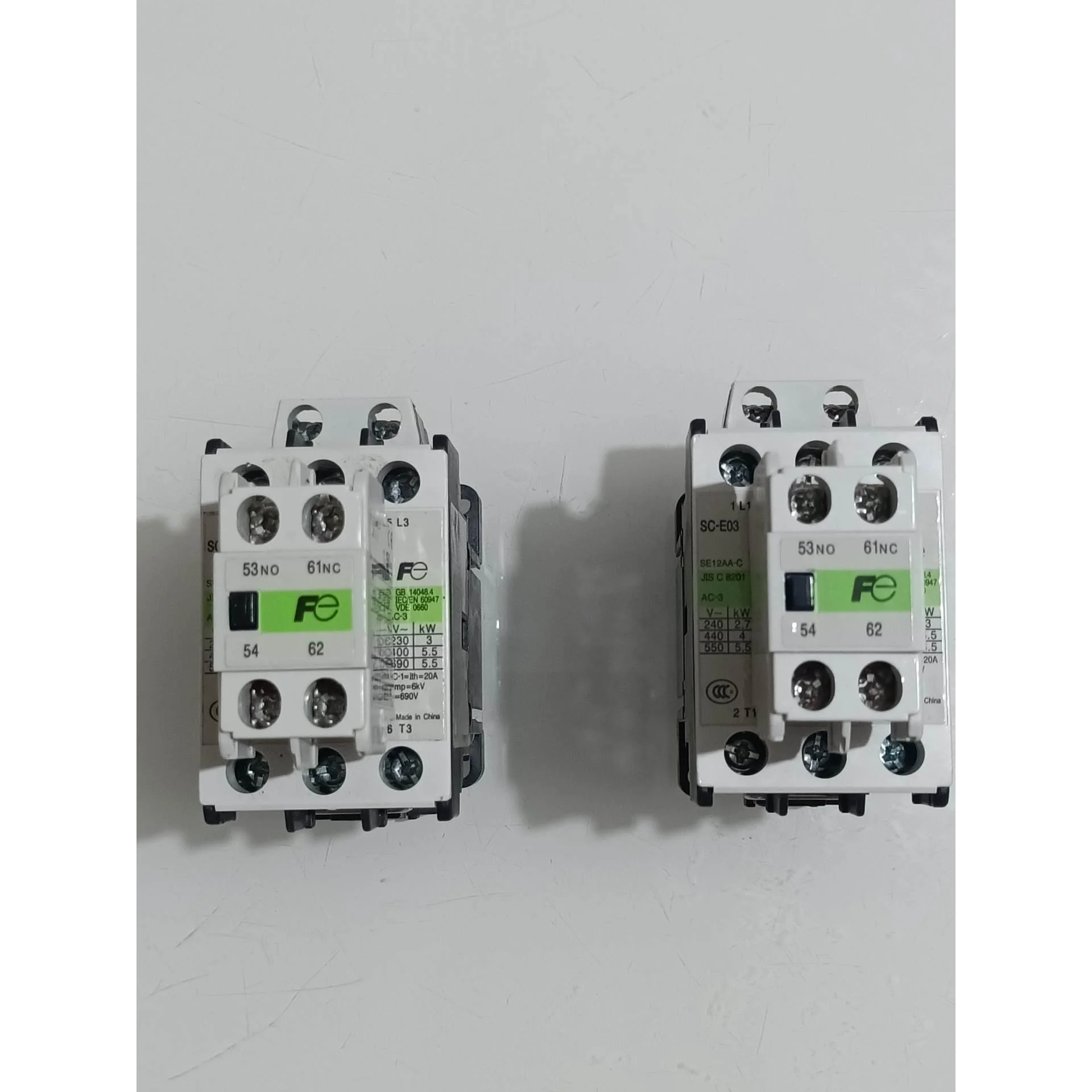 非标价电梯配件，富士SC一E03接触器，SZ一A11触头。全新无包议价