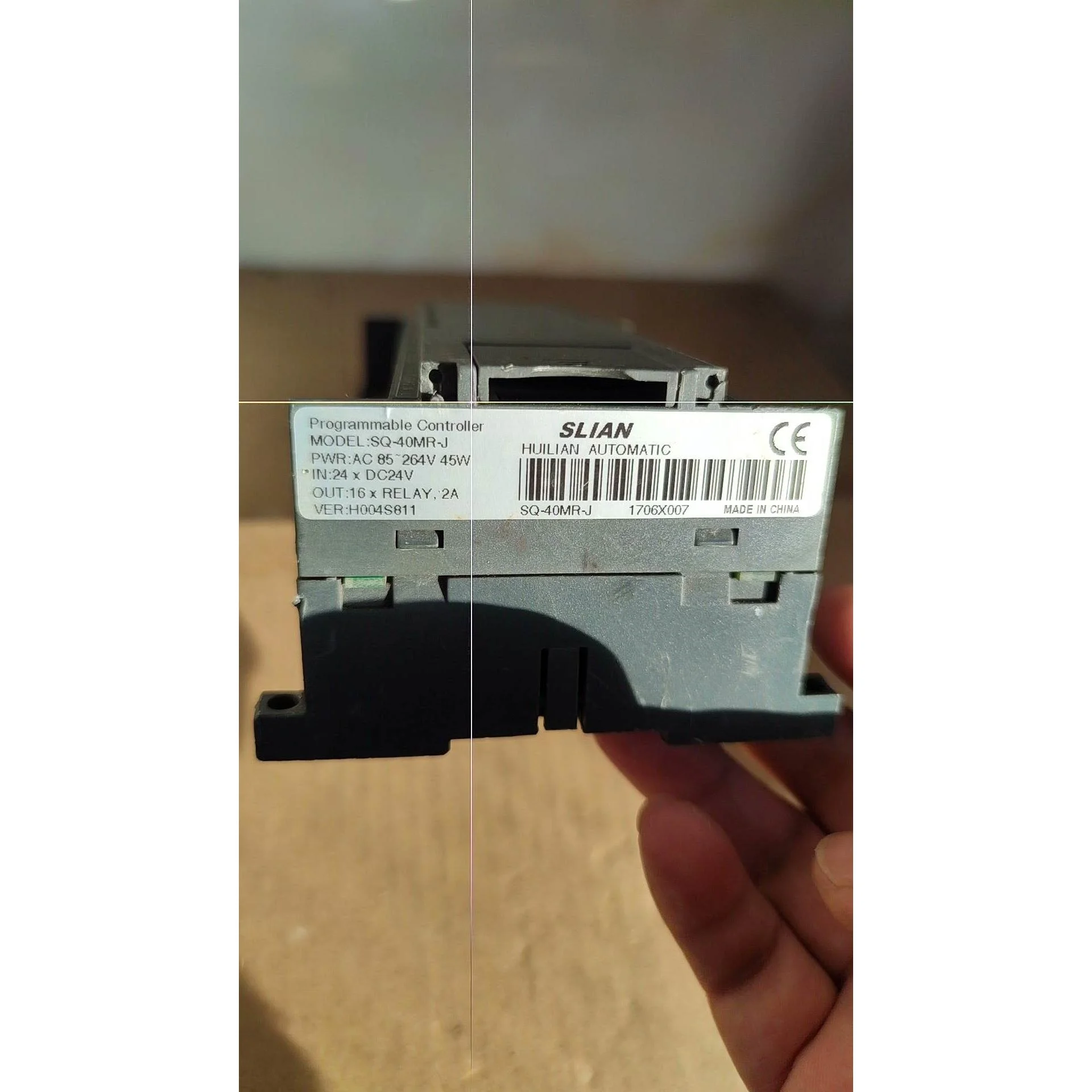 非标价处理一台拆机下来的PLC通电显示正常，包顺丰快递议价