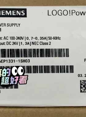 非标价99新正品6EP1331-1SH03 西门子电源 输出DC2议价