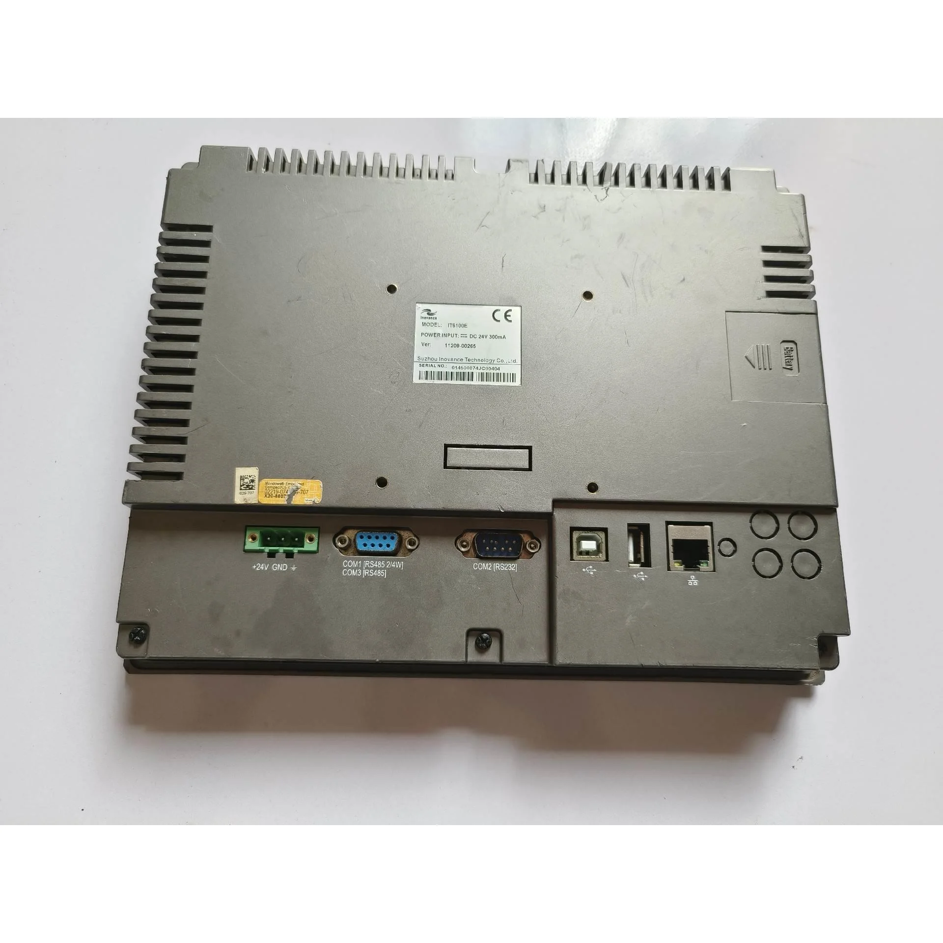 非标价汇川lT6100E触摸屏，拆机功能正常，实物拍摄。要的私聊！