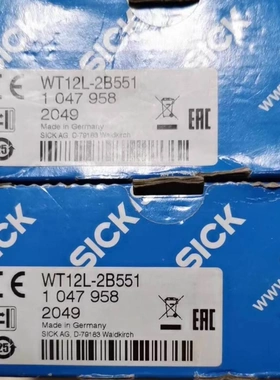 非标价全新德国施克SICK传感器 WT12L-2B551 现货10议价