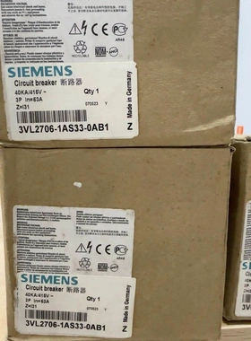 非标价西门子断路器 3VL2706-1AS33-0AB1 3VL2议价