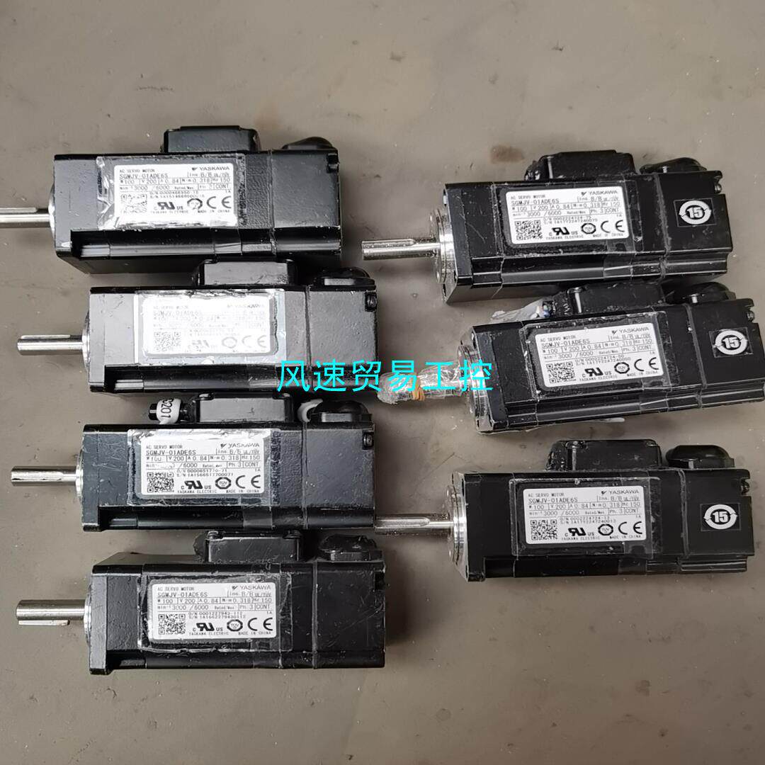 非标价安川伺服电机 SGMJV-01ADE6S  100W安川伺服议价