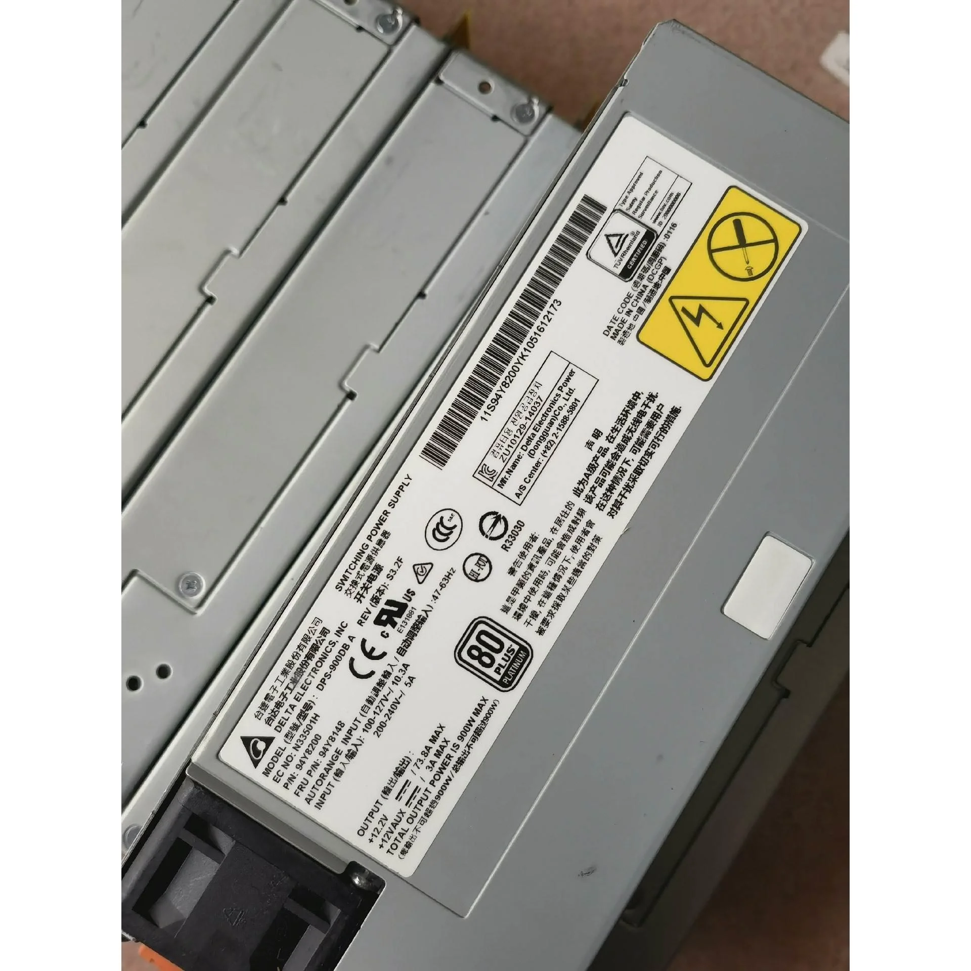 非标价IBM X3650M5 X3550M5 服务器电源900W议价